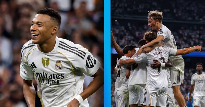 Doblete de Mbappé y el Real Madrid consigue su primer triunfo en el arranque de la Champions
