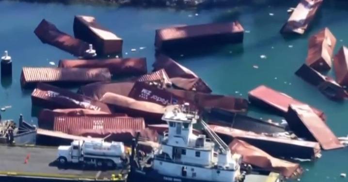 Investigation into cause of Port of Long Beach cargo container spill continues