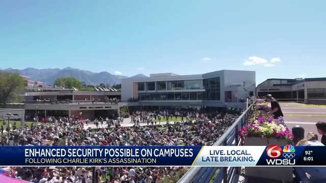 Universities across Louisiana rethinking security measures on campus after death of Charlie Kirk