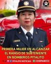 Primera mujer en alcanzar el rango de Subteniente en Bomberos Voluntarios de Pitalito