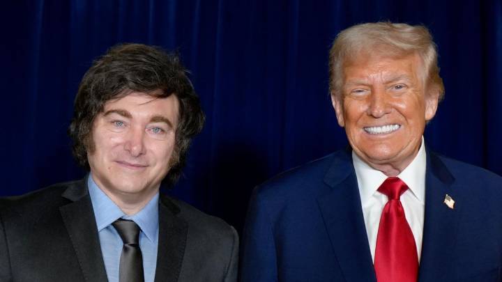 Sonríe Javier Milei: Donald Trump escribió un mensaje alabándolo tras su reunión
