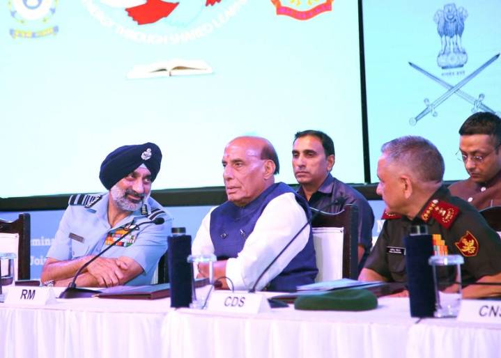 Jointness will not erase forces’ identity: Rajnath