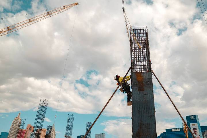 Athletics’ Las Vegas ballpark project hits vertical construction milestone