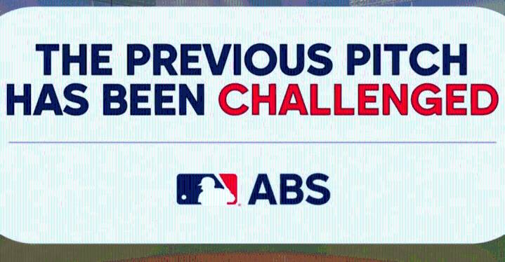 The ABS challenge system will be used in MLB games in 2026