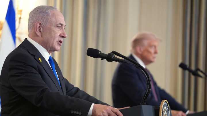 Netanyahu niega un acuerdo con Trump sobre la creación de un Estado palestino: "Rotundamente, no"