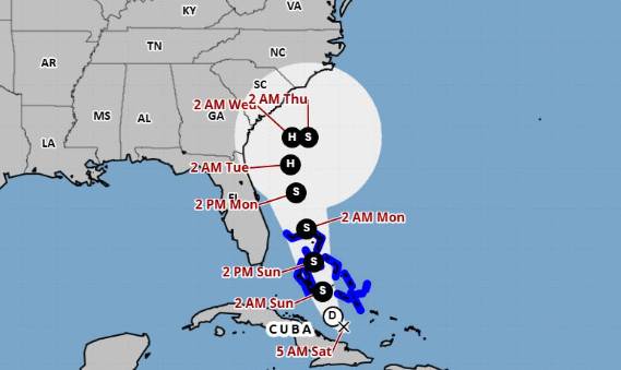 Our forecast could get rainy if hurricane forms off Carolinas