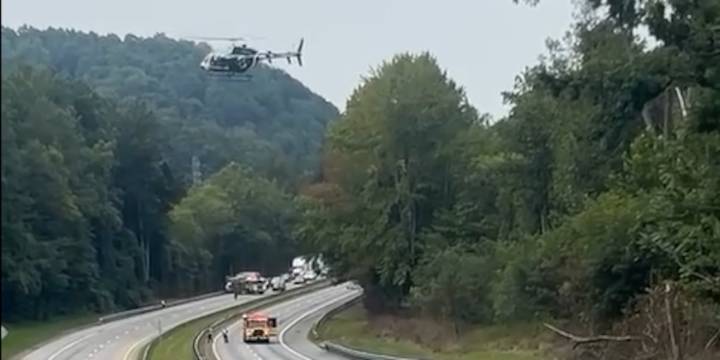 Saluda crews airlift victim of motorcycle crash on highway