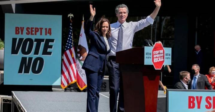 Longtime frenemies Kamala Harris and Gavin Newsom reach career crossroads