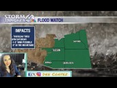 A StormTracker 4 Alert Day has been issued for rain