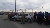Tres vehículos colisionaron en el Puente Mosconi