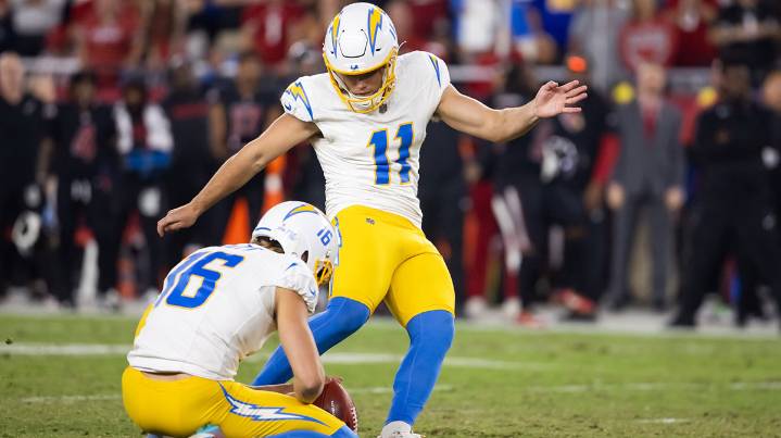 Chargers’ Cameron Dicker makes NFL kicking history against Raiders