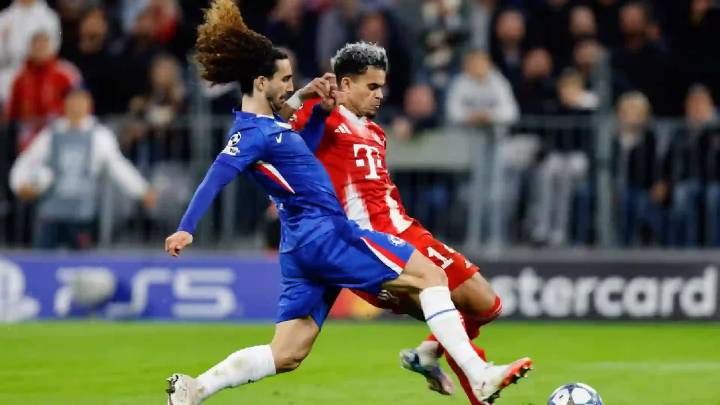 Así le fue a Luis Díaz en su debut de Champions League con el Bayern Múnich