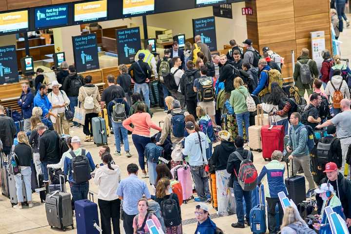 European airports disruption continues after a weekend cyberattack knocked out check