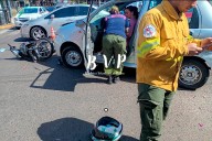 Un giro indebido causó un choque en esquina semaforizada del microcentro de Paraná