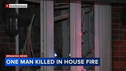 Man dies in Port Richmond house fire on Almond Street