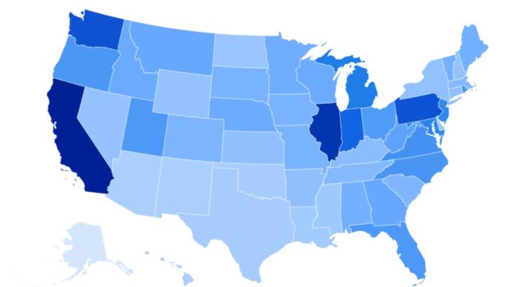 Map Shows Which States Pay Highest Gas Taxes