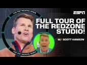 Scott Hanson gives a BEHIND-THE-SCENES TOUR of the NFL RedZone studio! 🎥