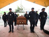 Honran en Temamatla la memoria del policía estatal caído en cumplimiento de su deber