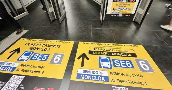 ¿Hasta cuándo permanecerán cerrados tramos de la Línea 6 de Metro?