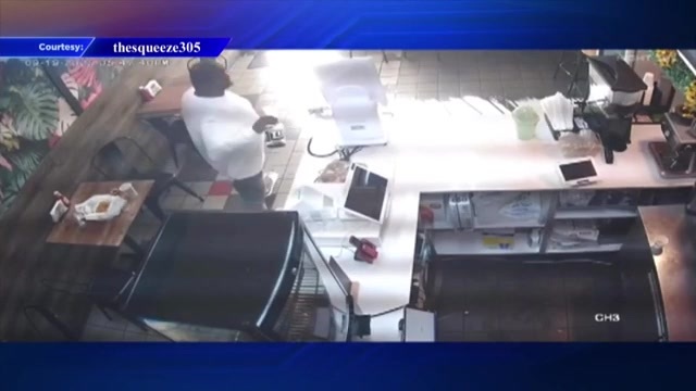 ‘It wasn’t the right thing to do’: Customer at North Miami Beach juice bar eats burger, swipes tip jar