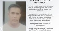 Se busca a Jesús Reyes Reyes de 46 años