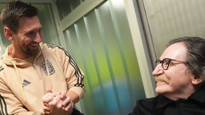 El emotivo mensaje de Messi tras su encuentro con Charly García: "Sos enorme"