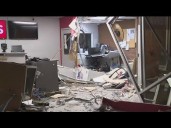 Car nearly hits people, smashes into Downtown Atlanta building