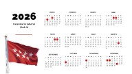 Calendario laboral de Madrid 2026: así se distribuyen los puentes y festivos del año