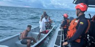 Así fue el rescate de cuatro personas que se encontraban naufragando en el Golfo de Urabá