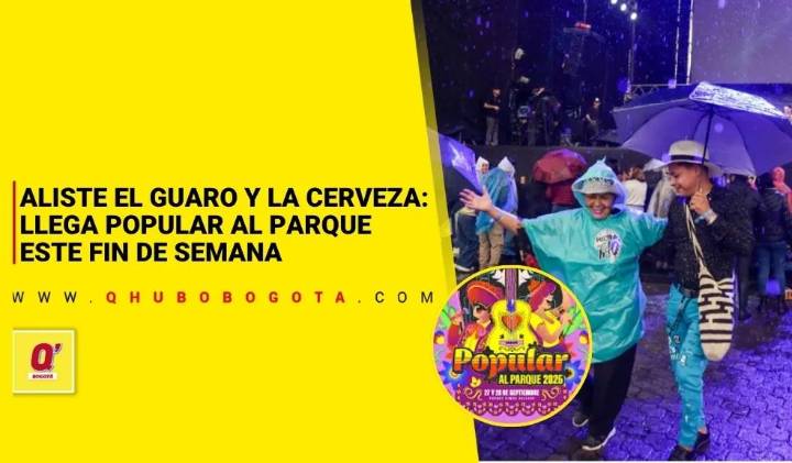 Aliste el guaro y la cerveza: llega Popular al Parque este fin de semana
