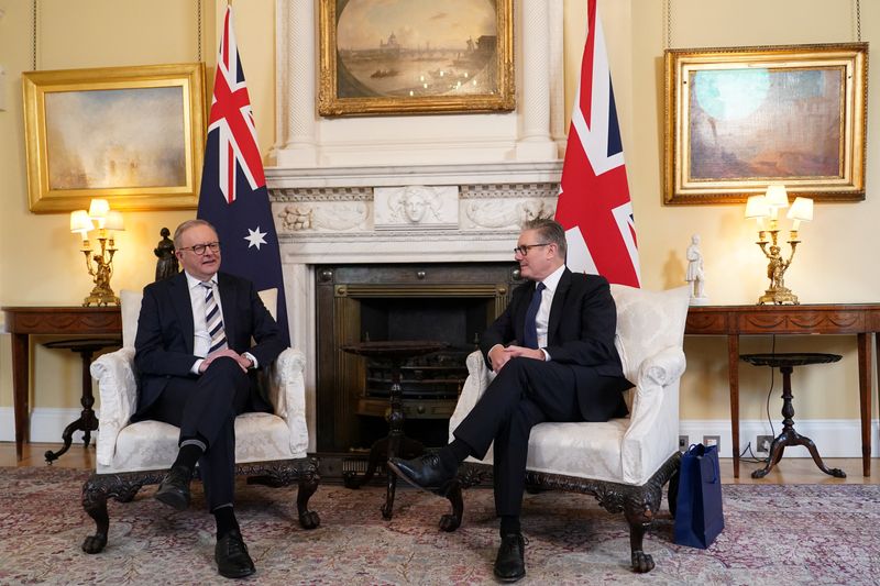Australia's Albanese confident on AUKUS pact after meeting UK's Starmer