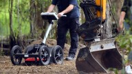Ground-penetrating radar used in cold