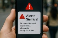 Así sonó la alerta del simulacro de sismo en México