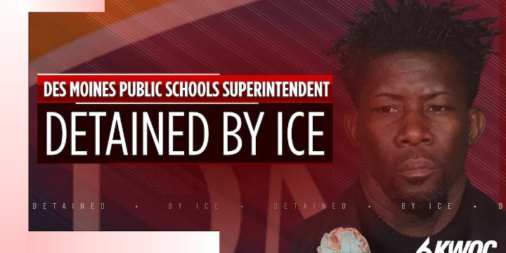 ICE detains Des Moines superintendent, says he has ‘existing weapon possession charges’