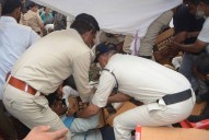 MP News: People Jostle To Grab Free Helmets After CM Mohan Yadav Leaves Venue; Chaos Erupts As Crowd Rushes To Get Helmets During Road Safety Event