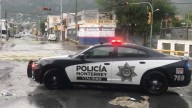 Estos son los cierres viales en Monterrey tras fuertes lluvias
