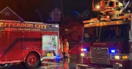 Jefferson City Fire Department responds to building fire