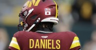 Commanders' Daniels honoring great grandmother with Japanese flag helmet sticker