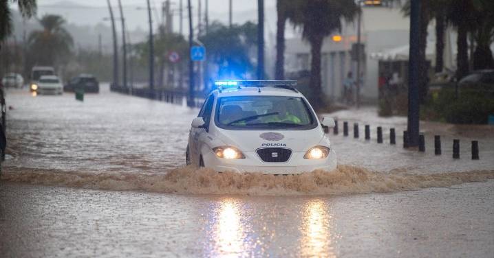 Alerta naranja en Ibiza y Formentera: la UME refuerza la isla tras fuertes lluvias e inundaciones