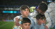 ¡Llanto y lágrimas con sus hijos! Lionel Messi y el último himno nacional con Argentina en Eliminatorias