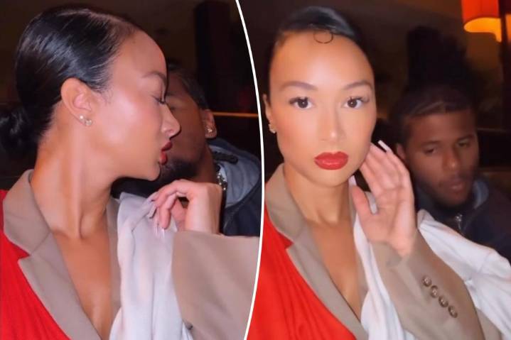 Draya Michele, Jalen Green put on united front in PDA video after NYFW fight