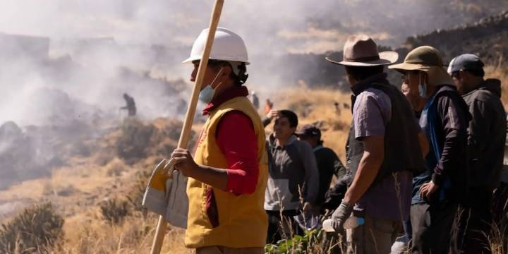Incendio en la reserva de Cotahuasi fue controlado tras afectar 400 hectáreas de puna