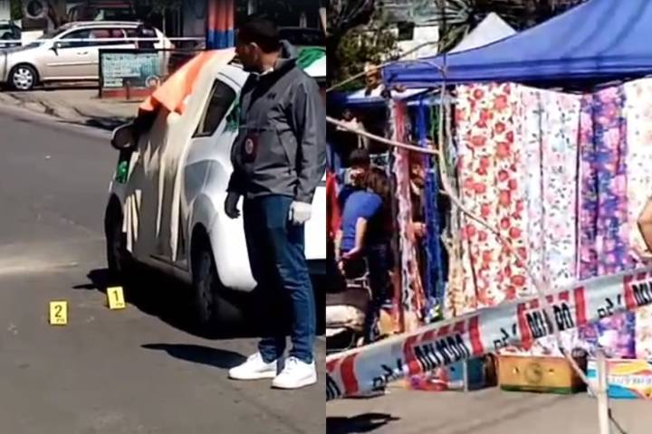 Hombre murió baleado frente a feria libre de Peñalolén: lo acribillaron al interior de su auto