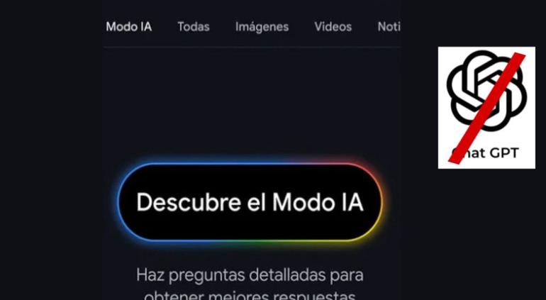 ¿Contraataque a Chat GPT? Lanzó Google “Modo IA”: así funciona