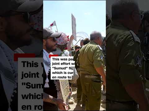 Israeli activists march to Gaza fence