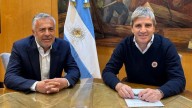 Cornejo se reunió con Caputo por financiamiento para obras de agua, salud y educación