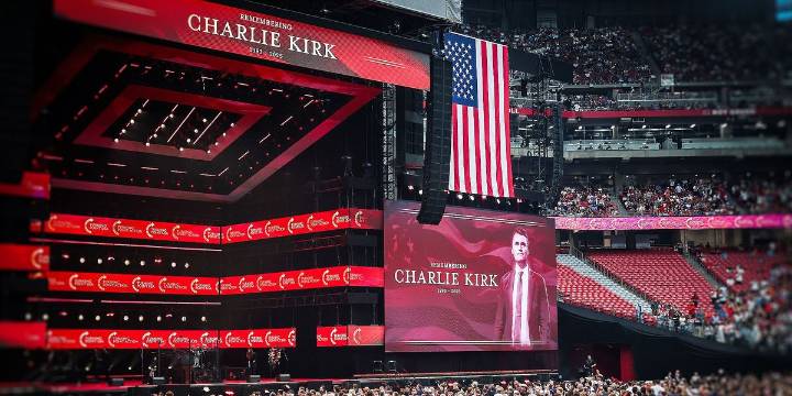 Leftist streamer calls Charlie Kirk’s memorial a ‘Nazi rally’