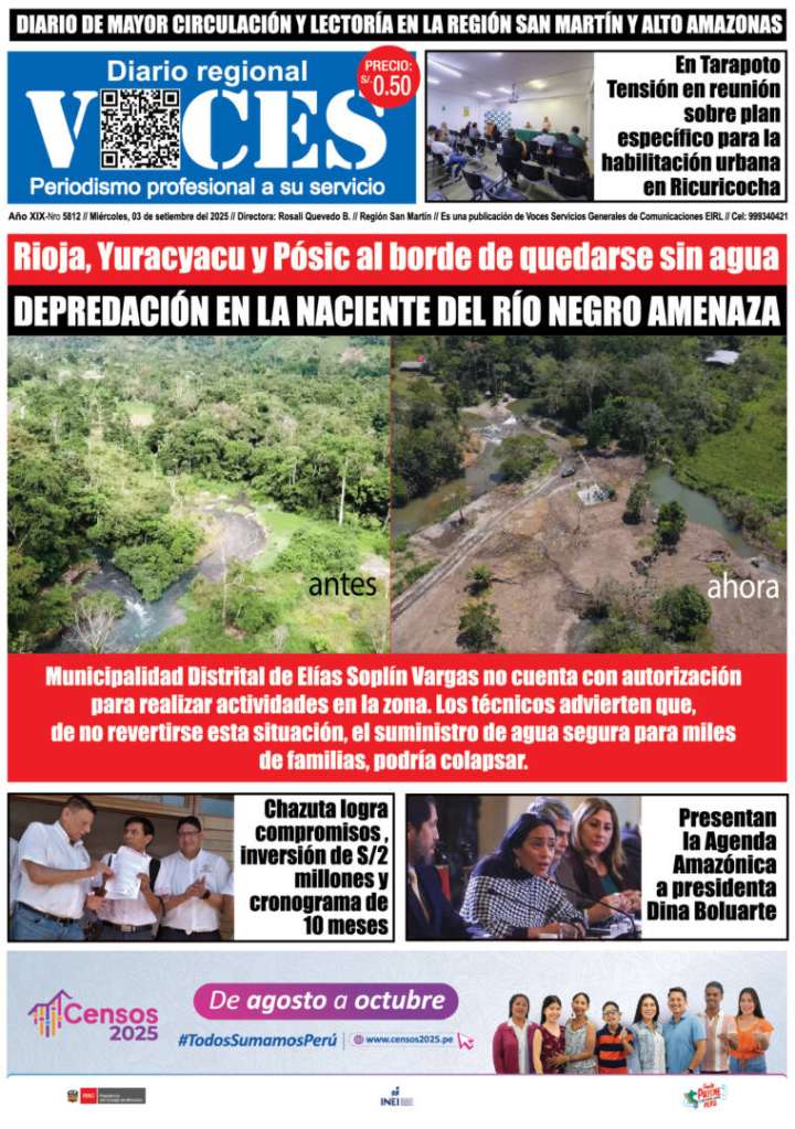 Diario Digital, miércoles 03 de setiembre 2025