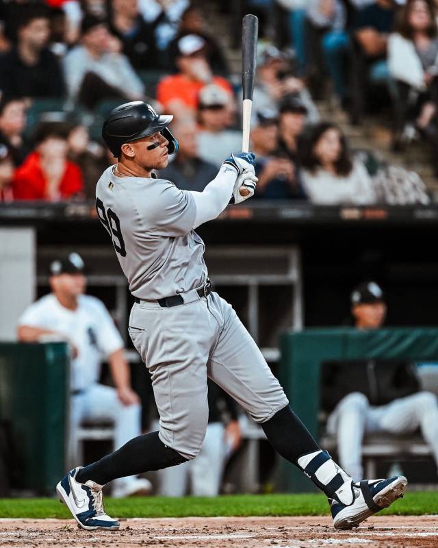 Aaron Judge entra al Top 5 de jonroneros de Yankees