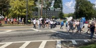 Several faith groups in Athens march and rally against mass deportation